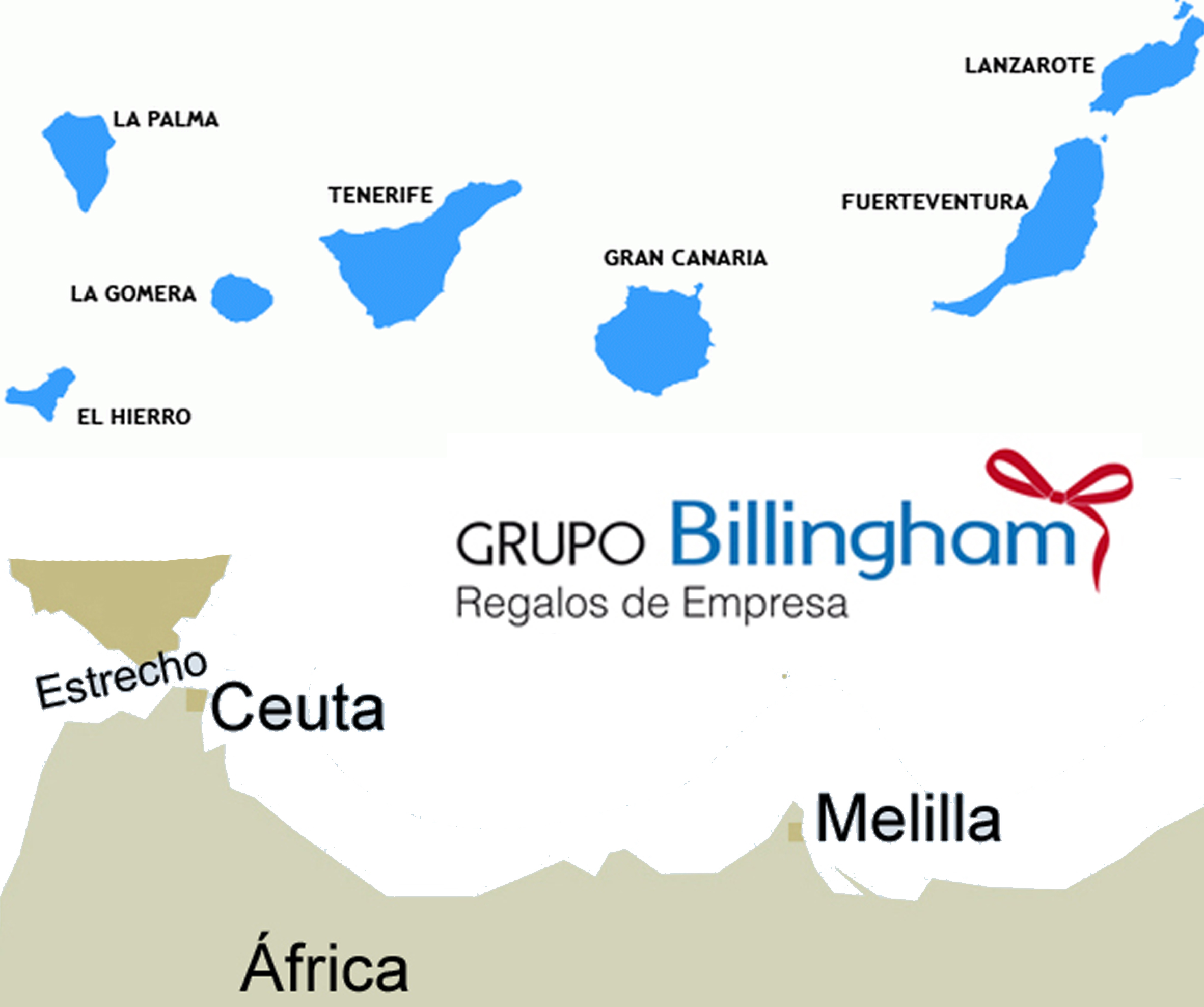 Regalos de empresa y publicitarios Ceuta y Melilla