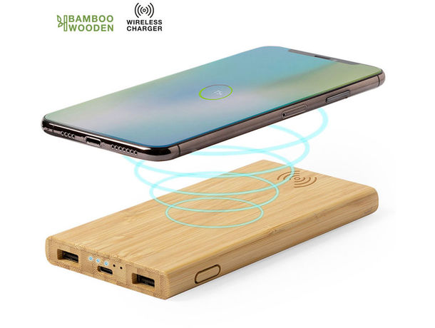 powerbanks de bambú