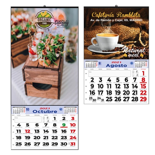 Calendario de pared personalizado