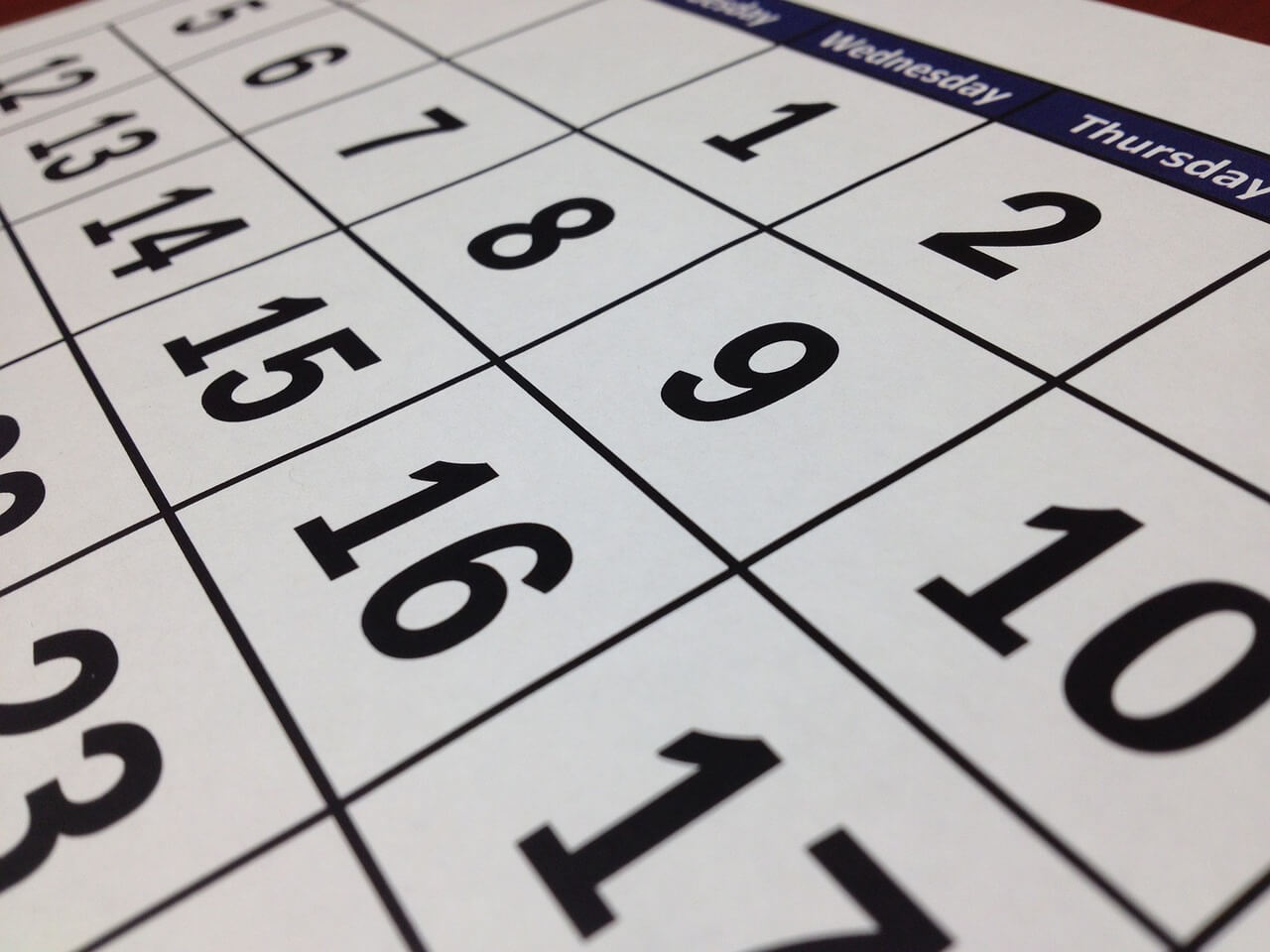 Curiosidades sobre los calendarios