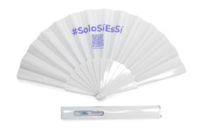 Abanico personalizado para el Ministerio de Igualdad