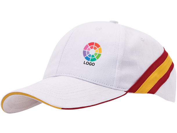 Gorra blanca personalizada para lavar
