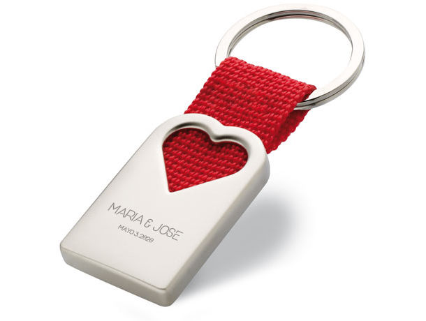 Llaveros personalizados para bodas