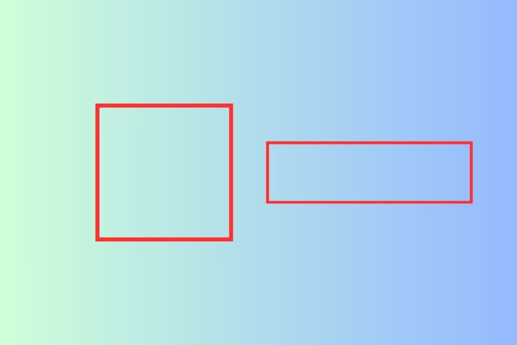 Significado del cuadrado y rectángulo en la psicología de la forma