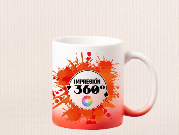 Taza de cerámica apta para sublinar