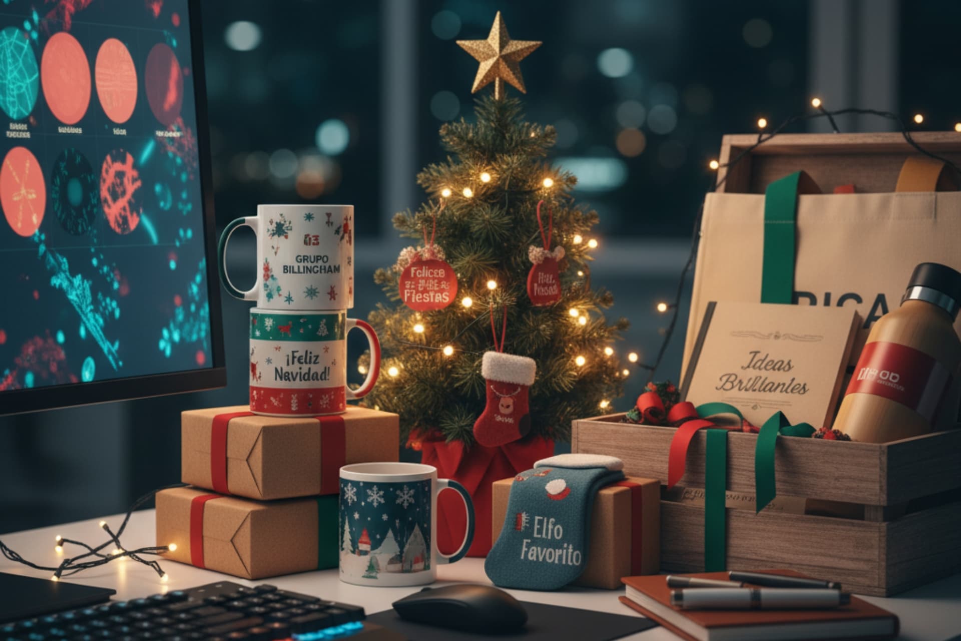 Felicita la Navidad a tus clientes