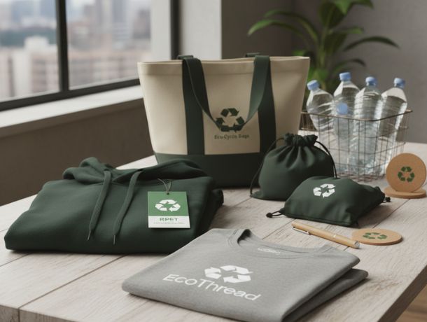 material promocional sostenible tela RPET