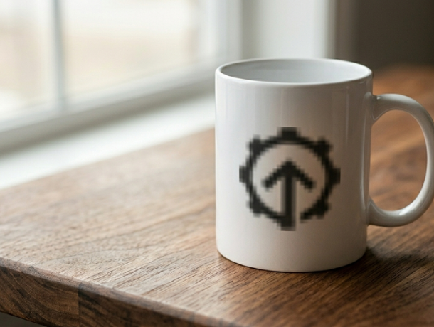 Logo borroso por baja resoluci&oacute;n