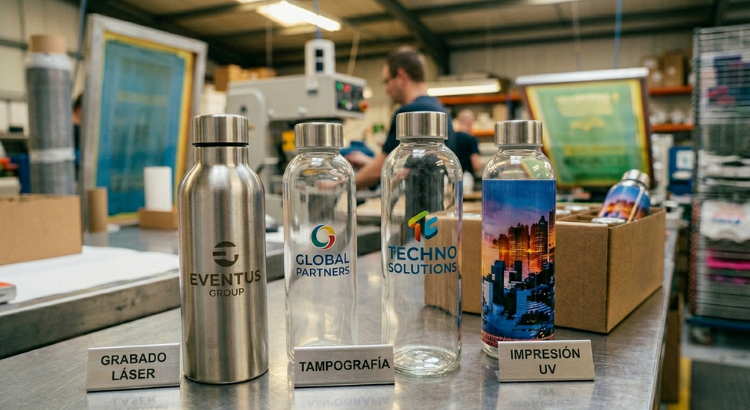 Cómo elegir la mejor técnica de personalización para botellas publicitarias
