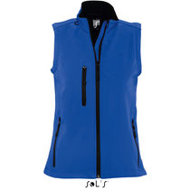 Chaleco de soft shell rallye women sols personalizado azul royal