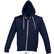 Sudadera con capucha gama alta silver sols 280 personalizada azul profundo