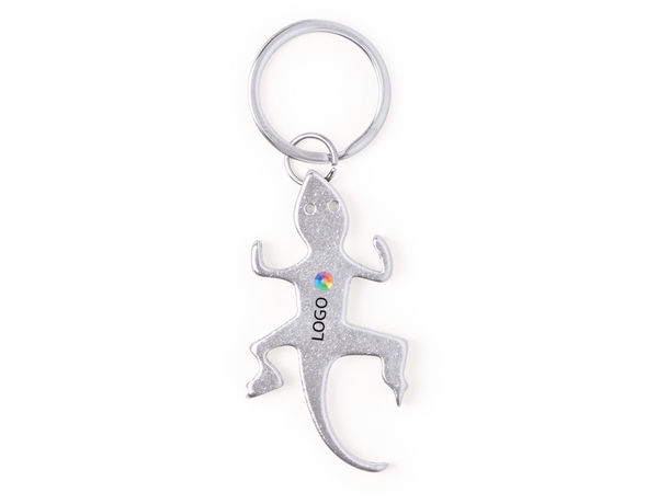 Llavero abridor con diseno de salamandra personalizado Llavero abridor con diseno de salamandra personalizado