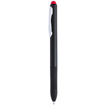 Boligrafo negro con puntero de color personalizado Boligrafo negro con puntero de color personalizado