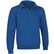 Sudadera cremallera corta wood 310 personalizada azul royal