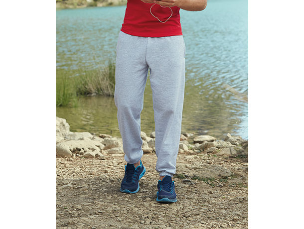Pantalon elastico sweathose fruit of the loom personalizado gris jaspeado Pantalon elastico sweathose fruit of the loom personalizado gris jaspeado