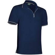 Polo con cremallera 100 algodon golf 220 personalizado azul marino Polo con cremallera 100 algodon golf 220 personalizado azul marino