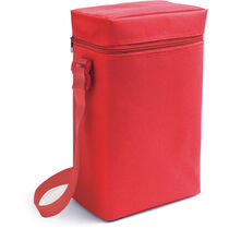 Nevera de poliester para 2 botellas grandes barata rojo Nevera de poliester para 2 botellas grandes barata rojo