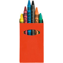 6 ceras en estuche de carton en color personalizado 6 ceras en estuche de carton en color personalizado
