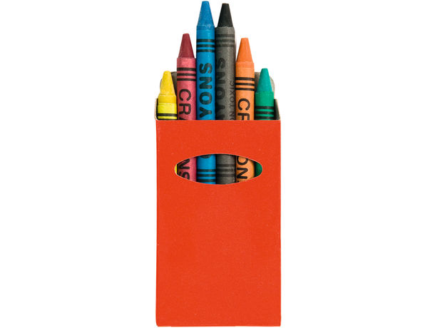 6 ceras en estuche de carton en color personalizado 6 ceras en estuche de carton en color personalizado
