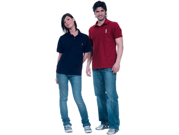 Polo pique con bolsillo 100 algodon hawk 220 personalizado Polo pique con bolsillo 100 algodon hawk 220 personalizado