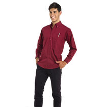 Camisa manga larga de hombre aifos m l roly 130 barata granate Camisa manga larga de hombre aifos m l roly 130 barata granate