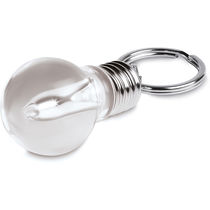 Llavero en forma de bombilla personalizado transparente Llavero en forma de bombilla personalizado transparente