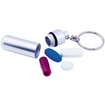 Llavero pastillero de aluminio personalizado Llavero pastillero de aluminio personalizado