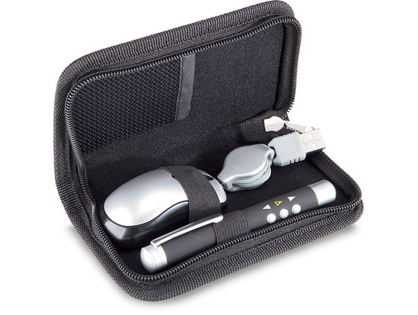Raton optico con laser personalizado negro Raton optico con laser personalizado negro