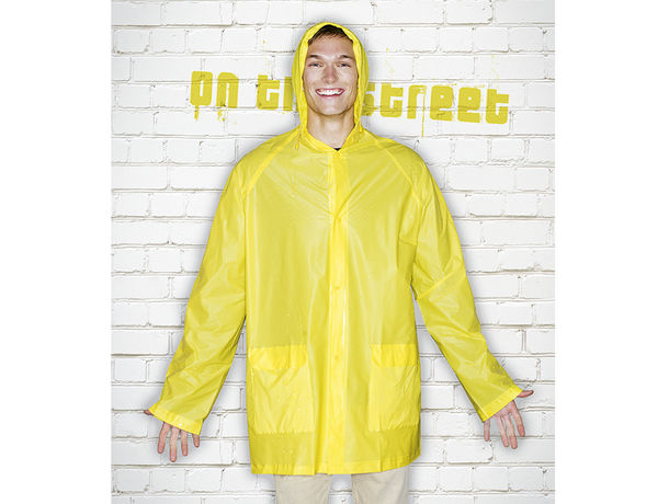 Chubasquero de pvc impermeable blado