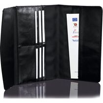 Portadocumentos viaje antonio miro personalizado negro Portadocumentos viaje antonio miro personalizado negro