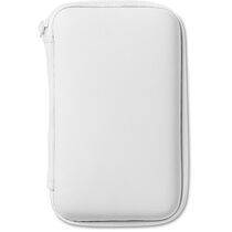 Set de powerbank de viaje personalizado blanco Set de powerbank de viaje personalizado blanco
