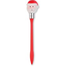 Boligrafo papa noel con luz personalizado rojo Boligrafo papa noel con luz personalizado rojo