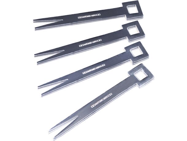 Set tenedores antonio miro personalizado gris Set tenedores antonio miro personalizado gris