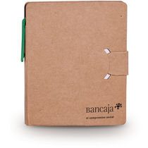 Bloc notas con marcadores carton reciclado personalizado Bloc notas con marcadores carton reciclado personalizado