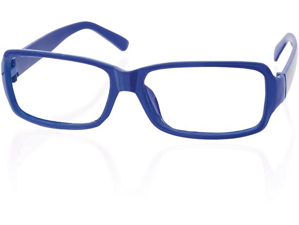Montura de gafas con funda personalizada azul Montura de gafas con funda personalizada azul