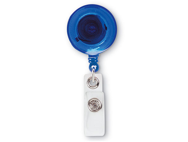 Badge extensible personalizado azul Badge extensible personalizado azul