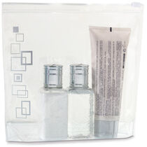 Neceser hermetico para avion sin envases personalizado blanco Neceser hermetico para avion sin envases personalizado blanco