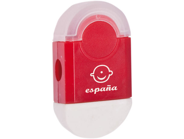 Set de goma y sacapuntas personalizado Set de goma y sacapuntas personalizado