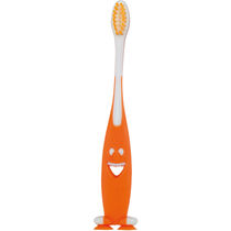 Cepillo de dientes divertido 2 ventosas personalizado naranja Cepillo de dientes divertido 2 ventosas personalizado naranja