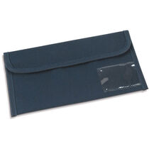 Portadocumentos de viaje con tarjetero personalizado azul Portadocumentos de viaje con tarjetero personalizado azul