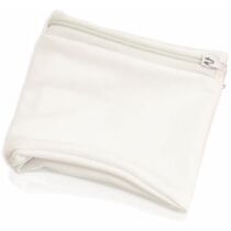 Munequera de microfibra con bolsillo personalizada blanco Munequera de microfibra con bolsillo personalizada blanco