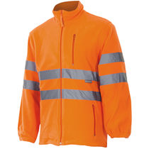 Chaqueta polar alta visibilidad velilla personalizada Chaqueta polar alta visibilidad velilla personalizada