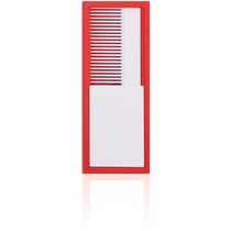 Peine extraible con espejo personalizado rojo Peine extraible con espejo personalizado rojo