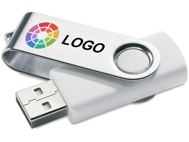 Memoria USB Rotatoria de Bambú con clip metálico Personalizada, Desde  4,00€