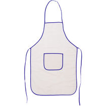 Delantal algodon con bolsillo 53 x 85 cm personalizado azul Delantal algodon con bolsillo 53 x 85 cm personalizado azul