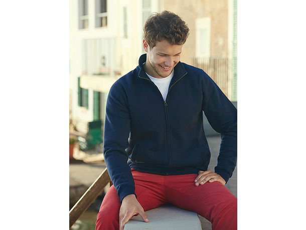 Chaqueta manga raglan fruit of the loom 280 personalizada azul marino oscuro Chaqueta manga raglan fruit of the loom 280 personalizada azul marino oscuro