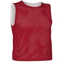 Peto reversible deportiva de nino parade grabado rojo blanco Peto reversible deportiva de nino parade grabado rojo blanco
