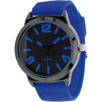 Reloj correa de silicona balder personalizado azul Reloj correa de silicona balder personalizado azul