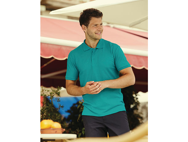 Polo fruit of the loom 180 personalizado verde esmeralda Polo fruit of the loom 180 personalizado verde esmeralda