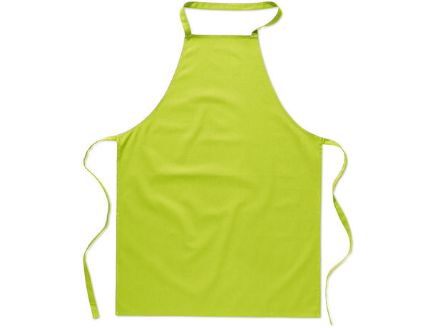 Delantal cocina en algodon 180 gr barato verde lima Delantal cocina en algodon 180 gr barato verde lima